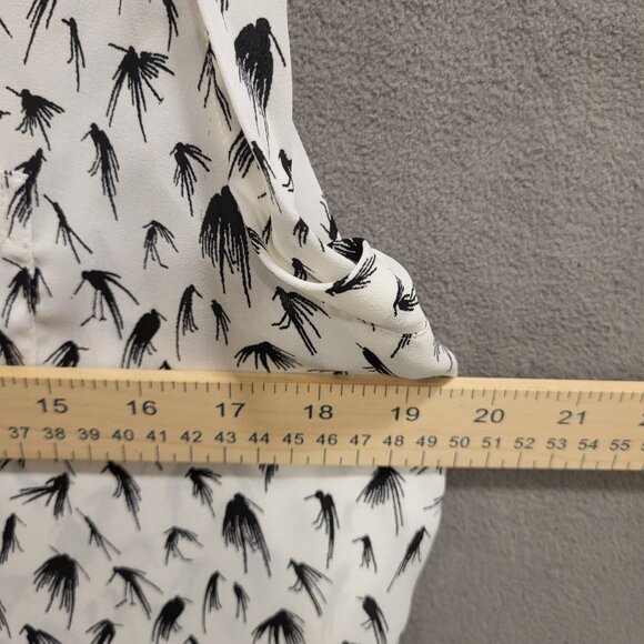 Loft Sleeveless Tank Top Blouse Women’s Small Flying Bird Pocket Office Business - Picture 6 of 7